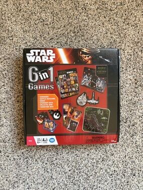 Star Wars 6-in-1 Games Set - gently preloved